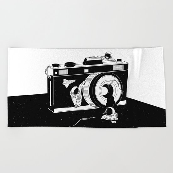 Captured Universe Beach Towel
