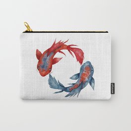 Yin Yang Koi Fish Carry-All Pouch