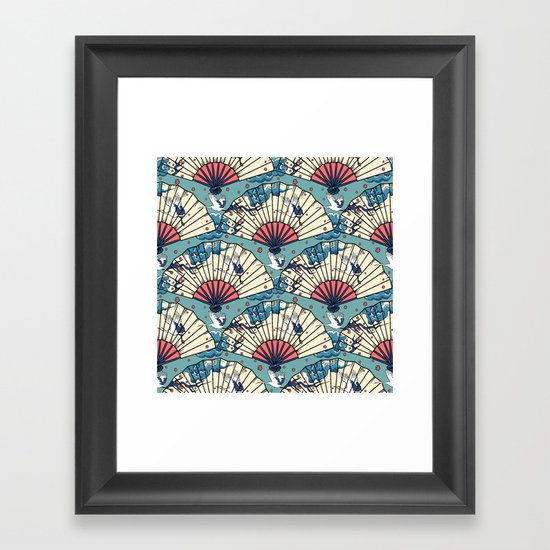 Oriental FanTasy Framed Art Print