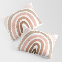 rainbow pink minimalist Pillow Sham