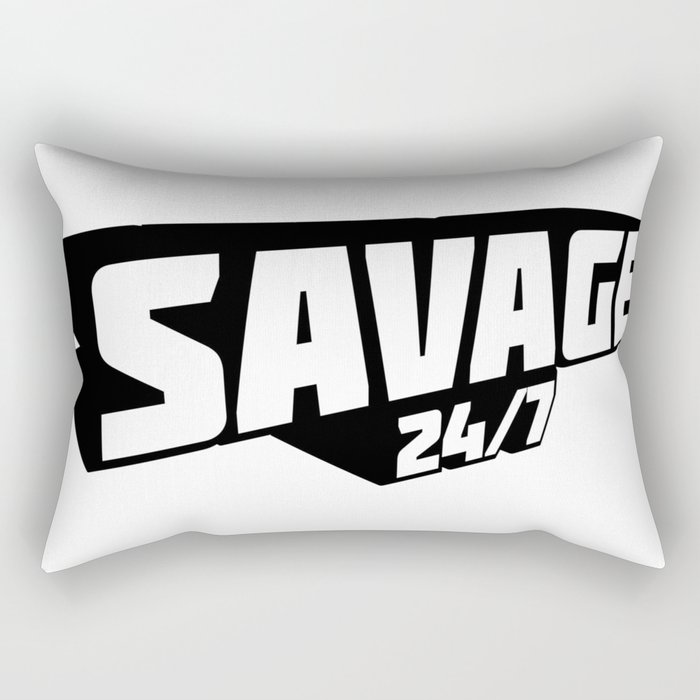 Savage - 24/7 (3D) Rectangular Pillow
