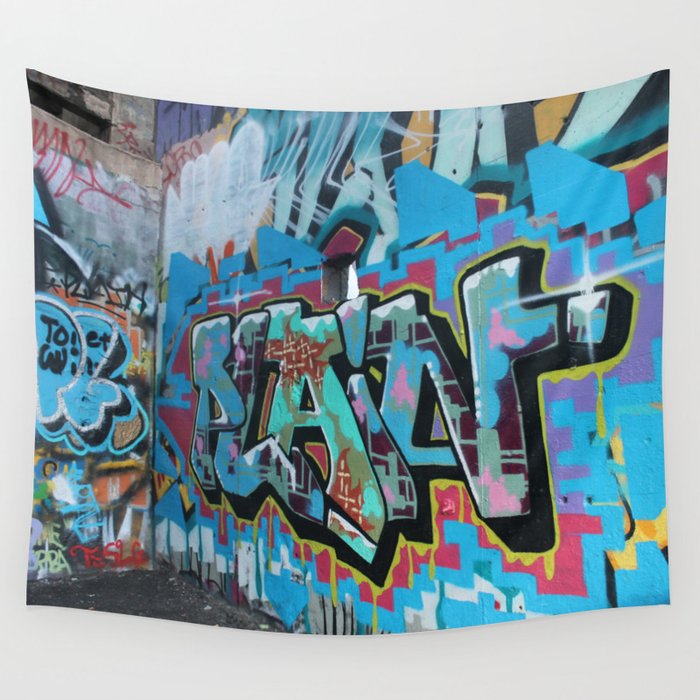 Graffiti wall tapestry cheap
