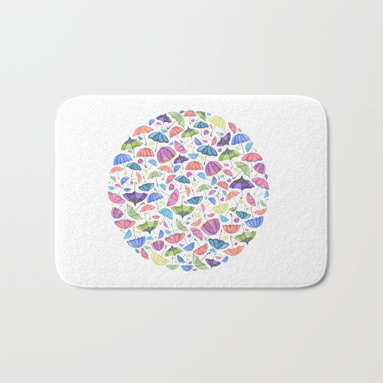 Umbrellas. Bath Mat