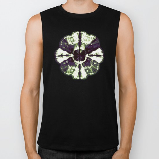 Eggplant Bloom Biker Tank