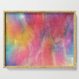 Abstract Watercolor Beautiful P 424 Serving Tray