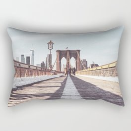 New York City | Brooklyn Bridge | Film Style Rectangular Pillow
