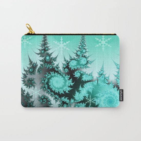 Winter magic in soft blue Carry-All Pouch