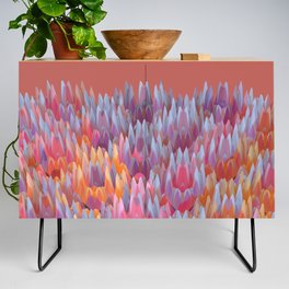 Spring Abstract - pastel colors Credenza