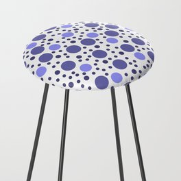 Very Peri Color 2022 Graphic Geometric Points  Counter Stool