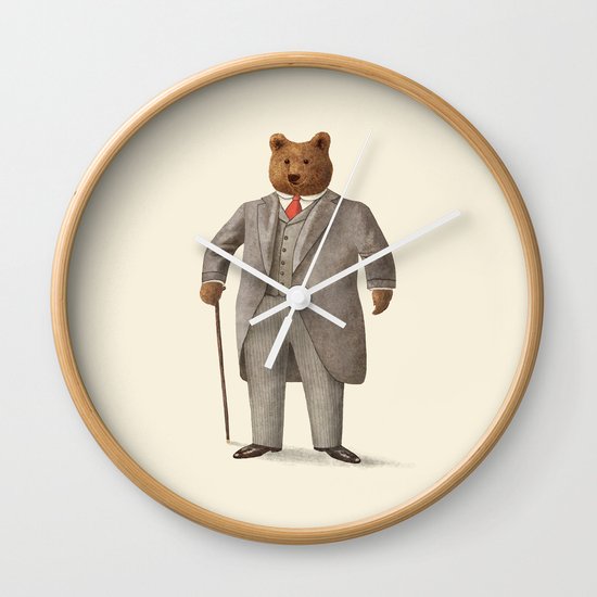 Mr. Bear Wall Clock