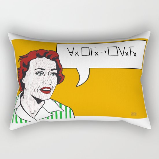 Ruth Barcan Marcus Rectangular Pillow