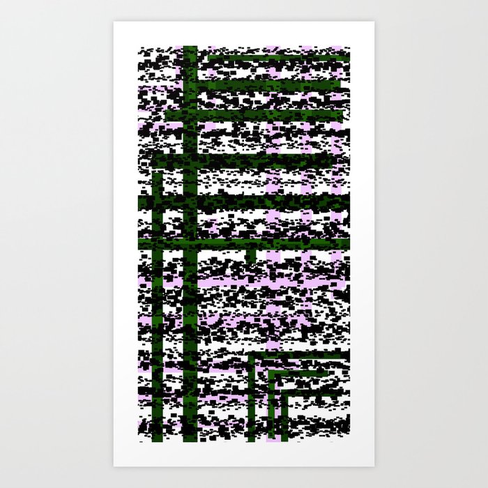 Glitch Art Print