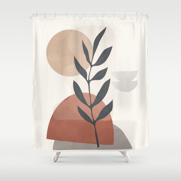 Abstract Rock Geometry 13 Shower Curtain