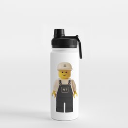 CC No5 Factory Worker1 Water Bottle | Graphicdesign, Cclogo, Number5, Toy, Factory, Numberfive, Minipeople, Buildingblock, Lolart, No5 