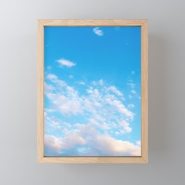 Blue Sky Framed Mini Art Print