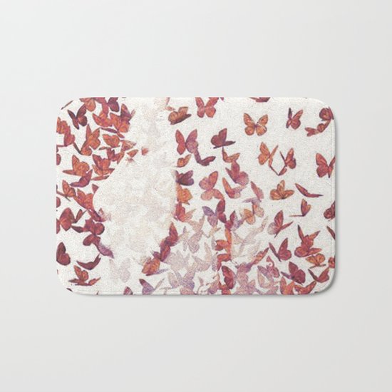 Butterfly People 4 Bath Mat