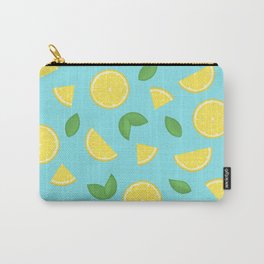 Lemons - Aqua  Carry-All Pouch