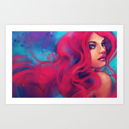 Daughter of Triton Art Print
