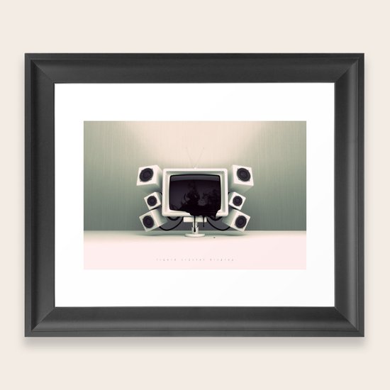 Liquid Crystal Display Framed Art Print