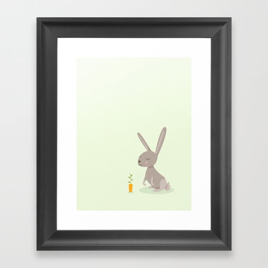 Rabbit Framed Art Print