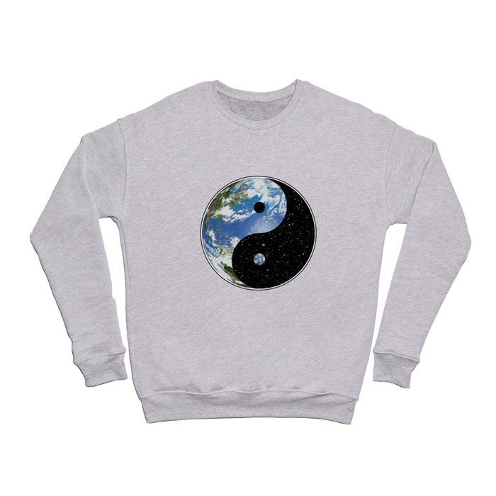 Earth / Space Yin Yang Crewneck Sweatshirt