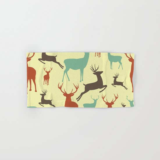 Reindeers Hand & Bath Towel