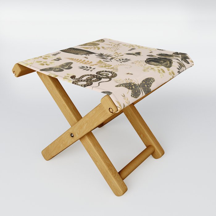 PINK FOREST   Folding Stool