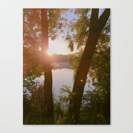 Sunrise on the Lake Canvas Print