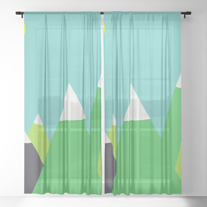 Mountain Sheer Curtain