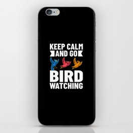 Bird Watching Birding Binocular Camera Beginner iPhone Skin