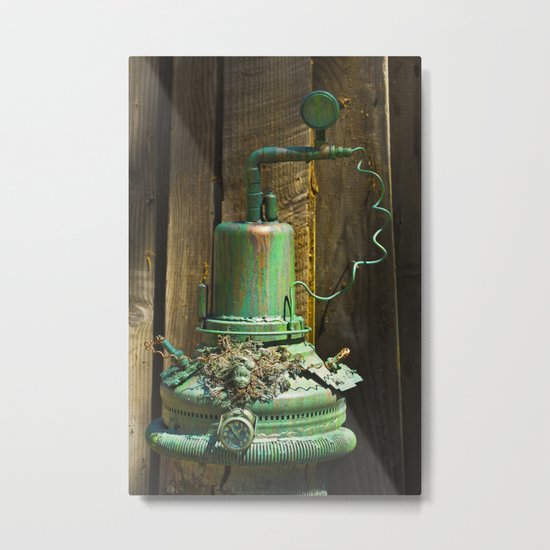 Organic Machine of Time Metal Print