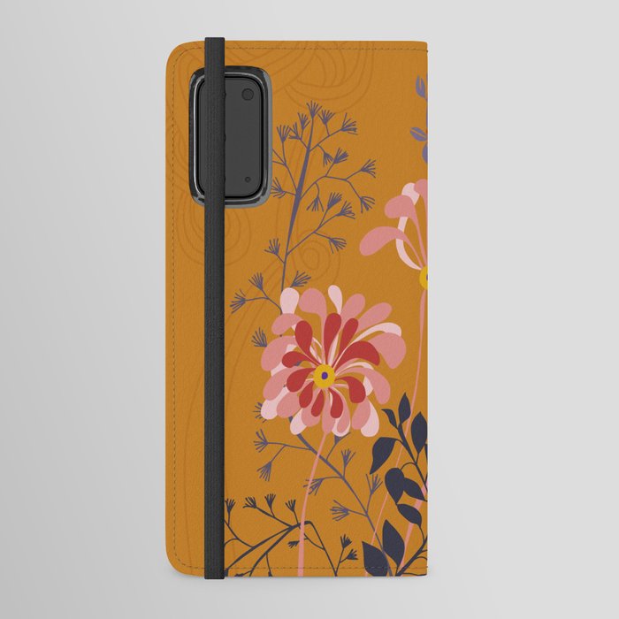 Alfons Mucha would love this flowers – honey Android Wallet Case