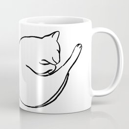 Sleeping Cat Coffee Mug