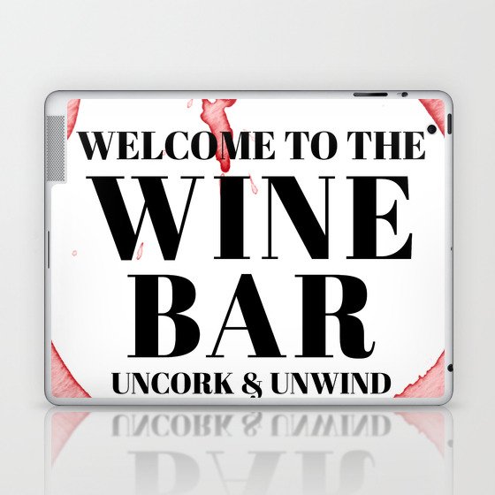 wine bar no. 1 Laptop & iPad Skin