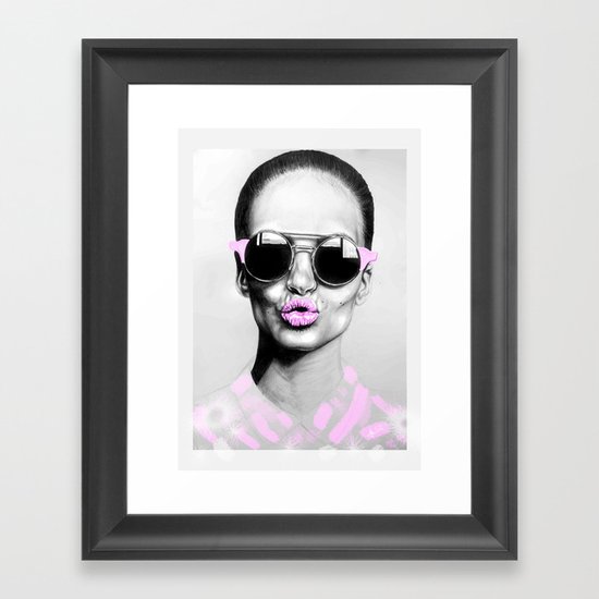 + SMOKE AND MIRRORS + Framed Art Print