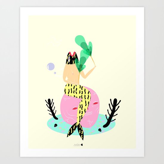 mermaid Art Print