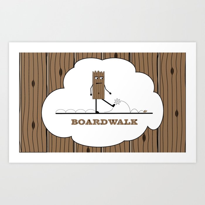 Boardwalk Art Print