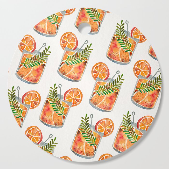 Blood Orange Tequila Sunrise Cutting Board