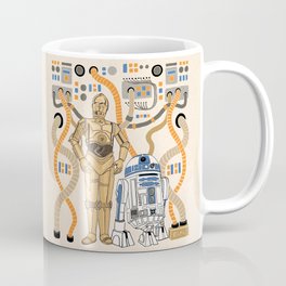 "Best Bots - C-3PO & R2-D2" by Jaclyn Caris Coffee Mug