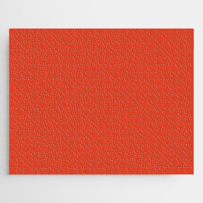 Tangerine Tango Simple Modern Collection Jigsaw Puzzle