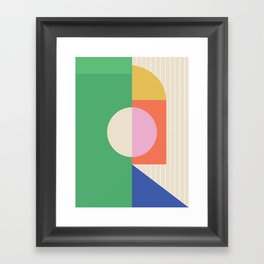 Abstract Forms Framed Art Print