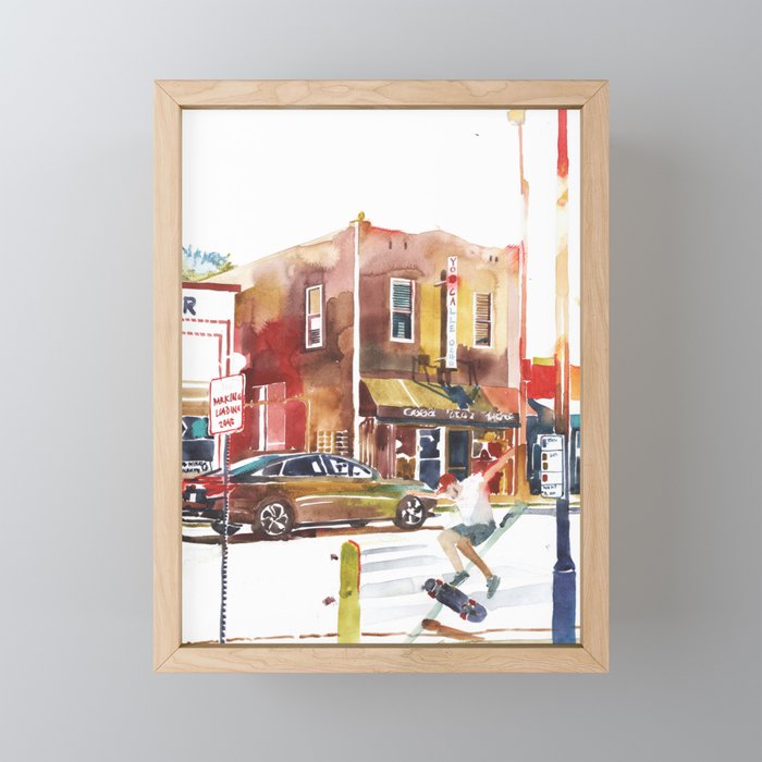 Good Beer Here, Miami Framed Mini Art Print