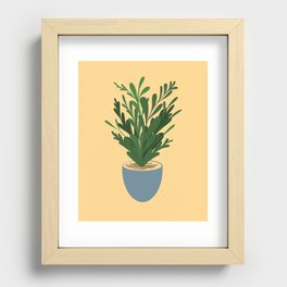 House Plant Recessed Framed Print