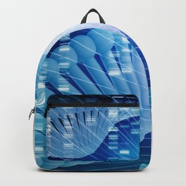 DNA Molecule Helix Science Abstract Background Art Backpack