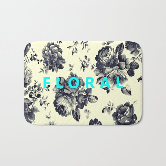 FLORAL Bath Mat