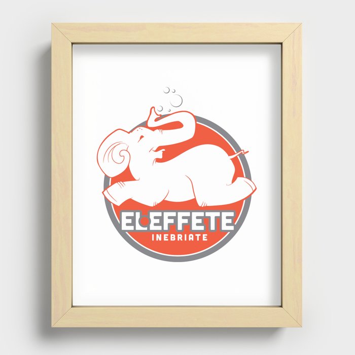 El Effete Recessed Framed Print