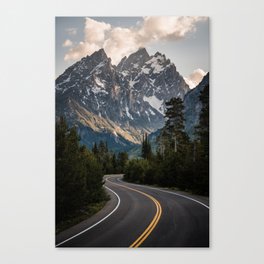 Road to the Tetons Canvas Print