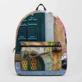 The Pink Vespa Backpack | Photo, Italian, Italy, Twowheeler, Motrobike, Transportation, Rome, Green, Citta, Vespa 