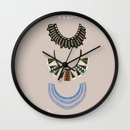 Ruth Bader Ginsburg Collars Wall Clock