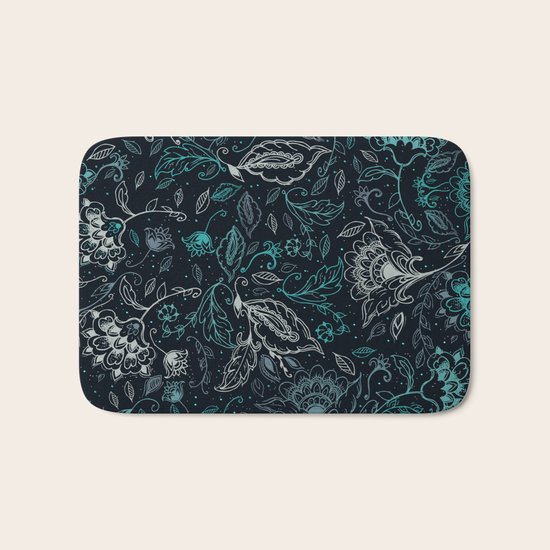 Teal Bath Mat